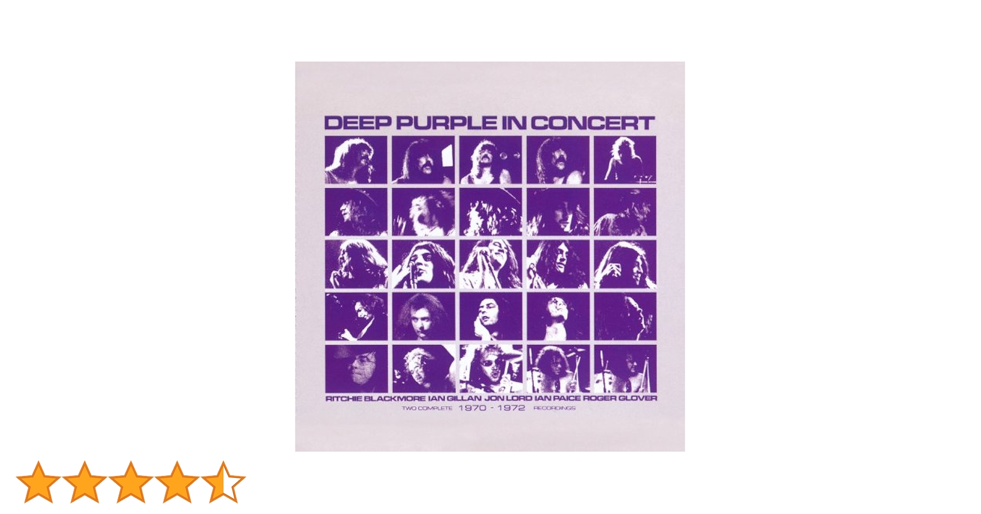 DEEP PURPLE - In Concert 1970 - 1972 | Amazon.com.au | Music